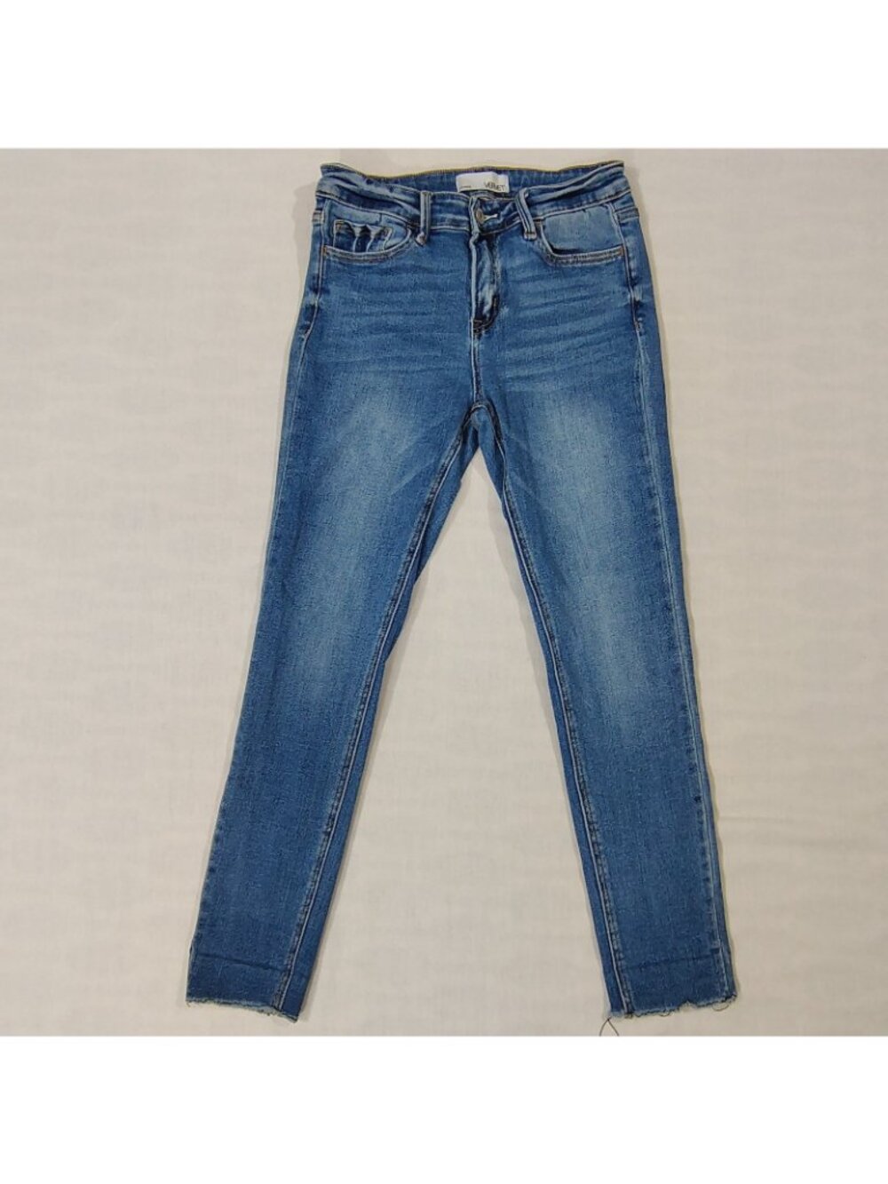 Vervet Los Angeles Skinny Jeans Womens Size 27 Mid Rise Denim Medium Wash Blue - Picture 2 of 16